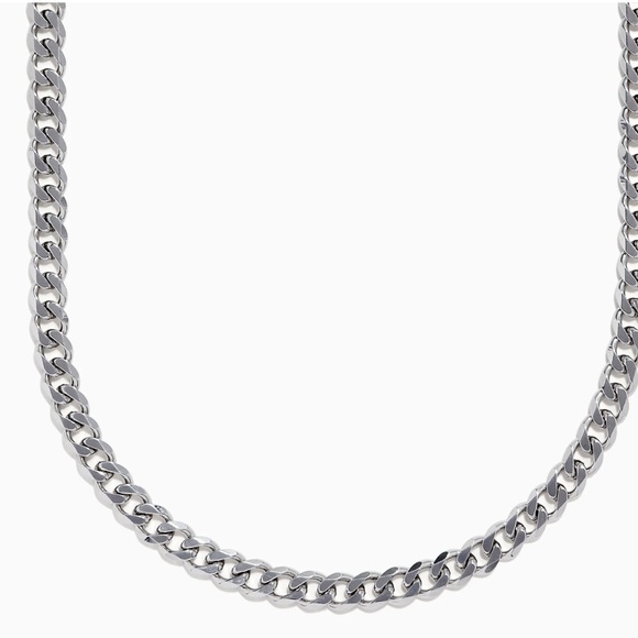 Effy Jewelry 925 Sterling Silver Curb Chain Necklace - Picture 4 of 4